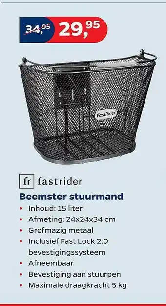 Bike Totaal Fastrider Beemster Stuurmand aanbieding