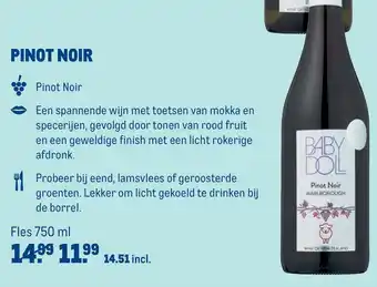 Makro Pinot Noir 750 ml aanbieding