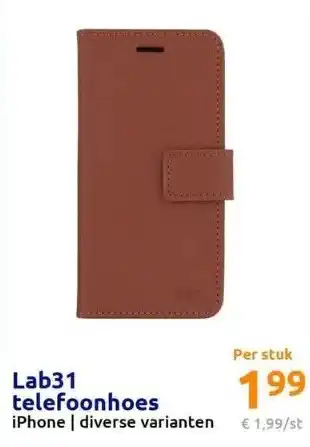 Action Lab31 telefoonhoesje aanbieding