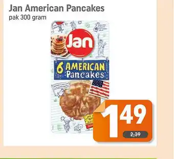 Dagwinkel Jan American Pancakes 300g aanbieding