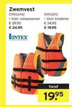 Heuts Intex Zwemvest aanbieding