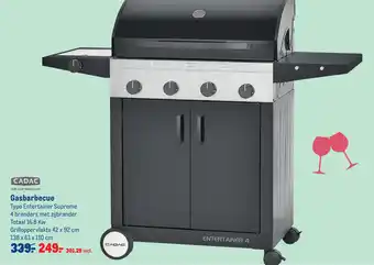 Makro Gasbarbecue Type Entertainer Supreme aanbieding