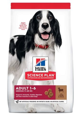 Welkoop Hill’s science plan adult - hondenvoer - lam - rijst - 12 kg aanbieding