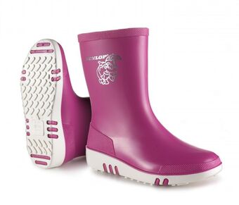 Welkoop Dunlop mini k172110 - regenlaarzen meisjes - kinderlaarzen - roze aanbieding