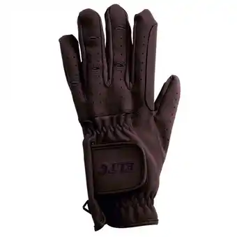 Welkoop Elt paardrijhandschoenen veelzijdig - mokka aanbieding