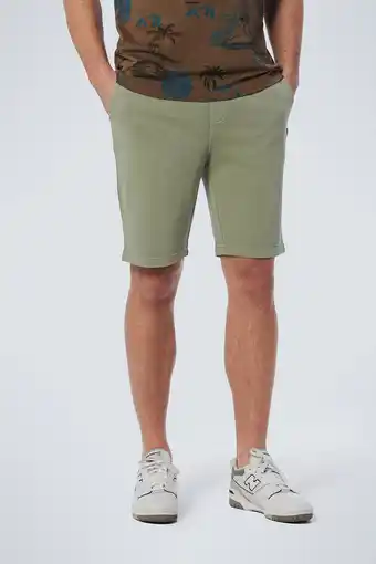 Wehkamp No excess regular fit short smoke green aanbieding