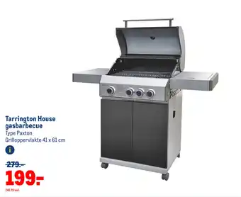 Makro Tarrington House gasbarbecue Type Paxton Grilloppervlakte 41 x 61 cm aanbieding