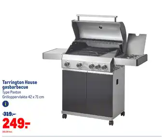 Makro Tarrington House gasbarbecue Type Paxton Grilloppervlakte 42 x 71 cm aanbieding