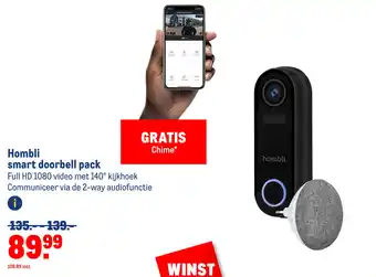 Makro Hombli smart doorbell pack aanbieding