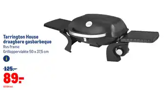 Makro Tarrington House draagbare gasbarbeque Rvs frame Grilloppervlakte 50 x 37,5 cm aanbieding