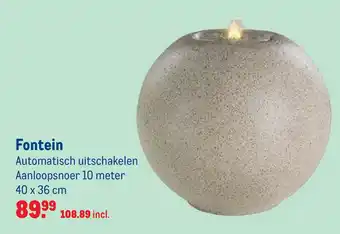 Makro Fontein 40x36 cm aanbieding