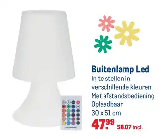 Makro Buitenlamp Led 30x51 cm aanbieding