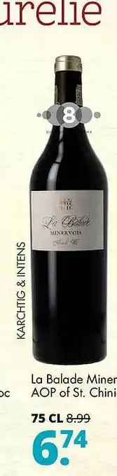 Mitra La Balade Minervois AOP Of St. Chinian aanbieding