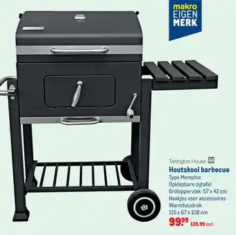 Makro Houtskool barbecue aanbieding