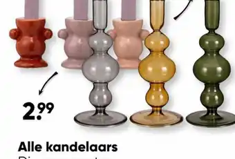 Big Bazar Alle kandelaars Diverse soorten aanbieding