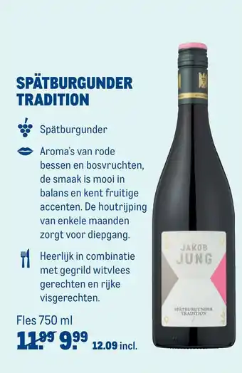 Makro Spätburgunder Tradition 750 ml aanbieding