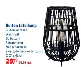 Makro Buiten tafellamp aanbieding