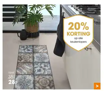 Kwantum op alle keukenlopers aanbieding