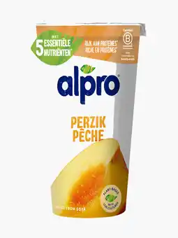 Flink Alpro soja perzik yoghurt 500g aanbieding