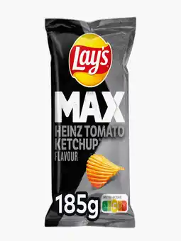 Flink Lay's max heinz tomato ketchup 185g aanbieding