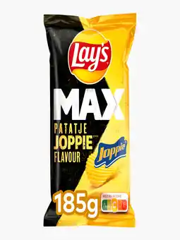 Flink Lay's max patatje joppie 185g aanbieding