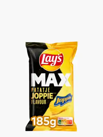 Flink Lay's max patatje joppie 185g aanbieding