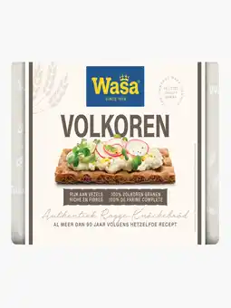Flink Wasa knäckebröd volkoren 260g aanbieding