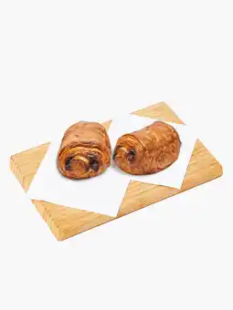 Flink De stadsbakkerij chocoladebroodje 2st 75g aanbieding