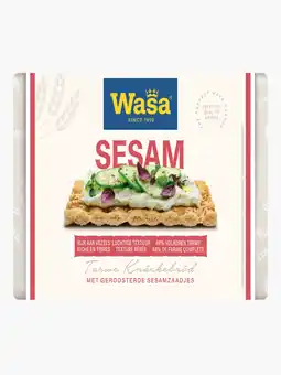 Flink Wasa knäckebröd sesam 250g aanbieding