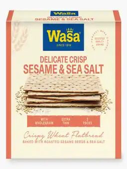 Flink Wasa thin crisp sesam 190g aanbieding