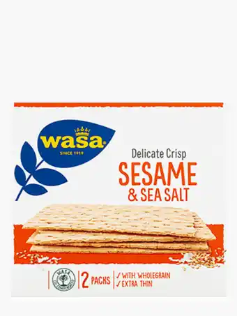 Flink Wasa thin crisp sesam 190g aanbieding