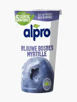 Flink Alpro plantaardige yoghurt bosbes 500g aanbieding