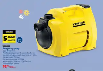 Makro KARCHER Beregeningspomp Type: BP 2 Garden aanbieding