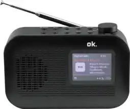 MediaMarkt Ok. ord 130 dab+ zwart aanbieding