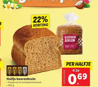 Lidl Halfje boerenbruin aanbieding