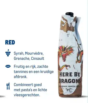 Makro Here Be Dragons Zuid-Afrika red aanbieding