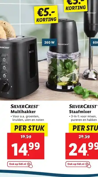 Lidl SILVERCREST Multihakker aanbieding