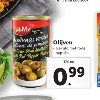 Lidl Olijven 370 ml aanbieding