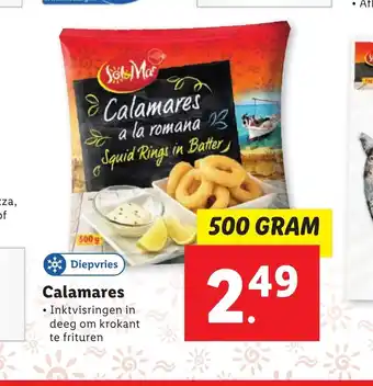 Lidl Calamares 500 gram aanbieding