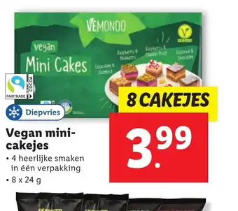 Lidl Vegan mini-cakejes aanbieding