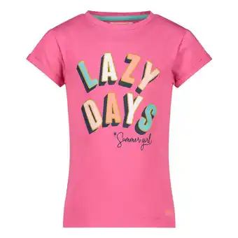 Wehkamp Orange stars t-shirt met printopdruk roze aanbieding
