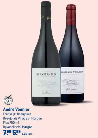 Makro Andre Vonnier Frankrijk, Beaujolais 750 ml aanbieding