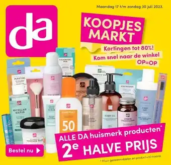 DA Alle da huismerk producten* aanbieding