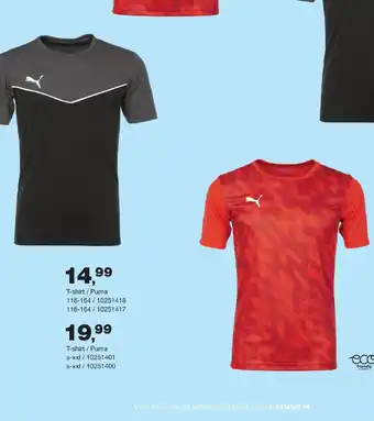 Bristol T-shirt / Puma 116-164 10251418 aanbieding