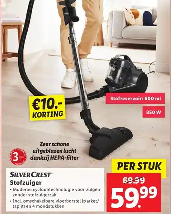 Lidl SILVERCRESTⓇ Stofzuiger aanbieding