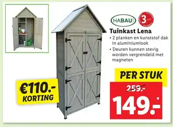 Lidl Tuinkast Lena aanbieding