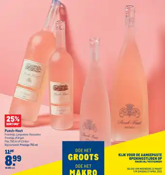 Makro Puech-Haut 750 ml aanbieding