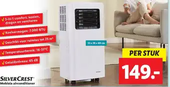 Lidl SILVERCRESTⓇ Mobiele airconditioner aanbieding