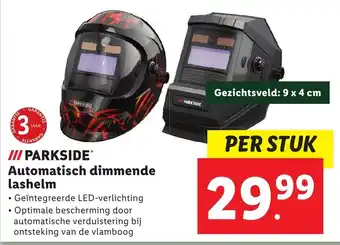 Lidl Automatisch dimmende lashelm aanbieding