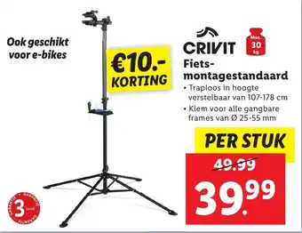 Lidl CRIVIT Fiets-montagestandaard aanbieding